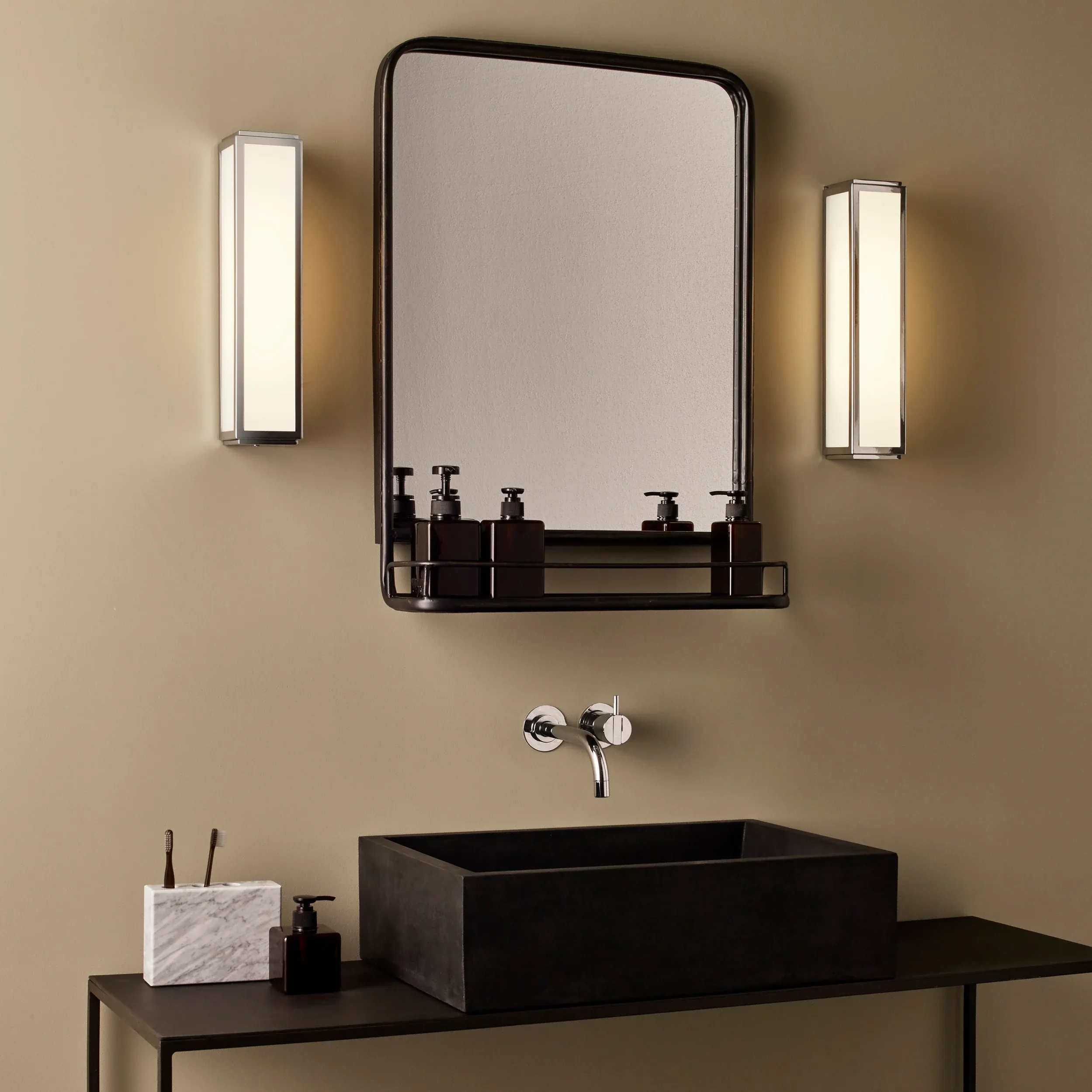 Éclairage mural salle de bain